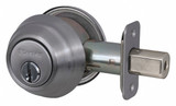 Master Lock Deadbolt,Satin Nickel,Single Cylinder  DSH0615KAS