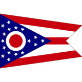 Nylglo Ohio State Flag,3x5 Ft 144260