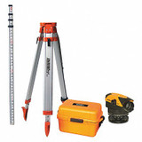 Johnson Level & Tool Automatic Level Kit,30X,400 ft 40-6961
