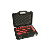 Wiha Skt Wrch St, Chrm, 12Pt, 8 - 24 mm 31694