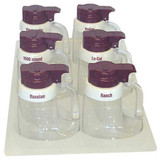 Tablecraft Dressing Dispenser Set,48 oz,PK6 483