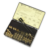 Hose Repair Kit, B-Size Fittings, 1/4 in Hose ID, Hammer-Strike 2-Hole Jaw Crimp Tool