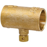 NIBCO 3/4 In. x 3/4 In. Copper Coupling w/Drain Cap BF1510LC