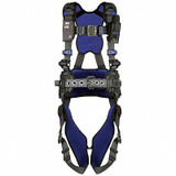 3m Dbi-Sala Harness,2XL,Gray,Quick-Connect,Polyester 1113244