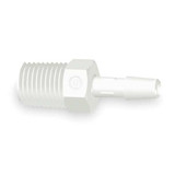 Eldon James Adapter,Thread To Barb,Poly,1/8 In,PK10 A2-4WP