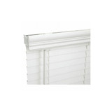 Sim Supply Mini Blinds,60" Lx 71" W,White,Faux Wood  493P44