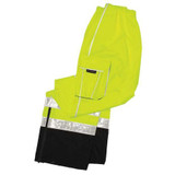 Kishigo Rain Pants,Class E,Yellow/Green,S/M RWP106-S-M