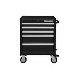 Westward Rolling Tool Cabinet, Black,Heavy Duty 32H895