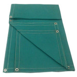 Sim Supply Tarp,Tear Resistant,Canvas,10x20ft,Green  10P562