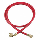 Yellow Jacket Charging/Vacuum Hose,300" L,Red 22725