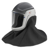 Versaflo M-407 Respiratory Helmet, with Faceshield and Flame-Resistant Shroud