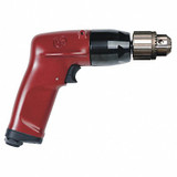 Chicago Pneumatic Drill,Air-Powered,Pistol Grip,3/8 in CP1117P26