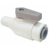 Parker Manual 2-Way Ball Valve,Push,Polypro LFPP4VMC4