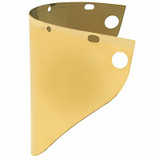 Fibre-Metal by Honeywell Faceshield Window,Propionate,Gold 4199GDTVGY