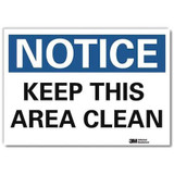 Lyle Notice Sign,5inx7in,Reflective Sheeting U5-1293-RD_7X5