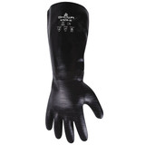 Showa Chemical Resistant Gloves,Black,Sz 10,PR 6797R