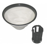 Nilfisk Dome Filter,Cloth,Reusable 140 8658 500