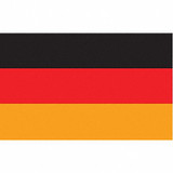 Nylglo Germany Flag,3x5 Ft,Nylon 192898