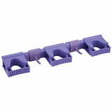 Vikan Tool Wall Bracket,16 1/2 in L,Purple 10118