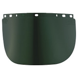 High Performance Faceshield Window, Dark Green, Wide View, 16-1/2 in x 8 in