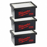 Milwaukee Tool Cartridge Filter,Paper,Non-Reusable,PK3 49-90-2306