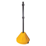 Accredo Safety Sign Base w/Post,4 ft Post L 7587YL