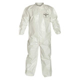 Dupont Coveralls,L,White,Tychem(R) 4000,PK12 SL125BWHLG001200