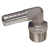 Dixon Barbed Hose Fitting,Hose ID 3/4",NPT 1291208SS