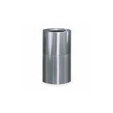 Rubbermaid Commercial Trash Can,Round,21 gal.,Silver FGAOT35SAPL