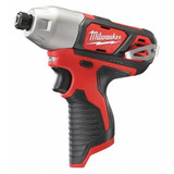 Milwaukee Tool Impact Driver,Pistol Grip,12VDC 2462-20