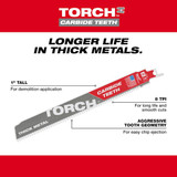 Milwaukee Tool ReciproSawBlade,L:12",TPI:7,PK5,Straight 48-00-5503