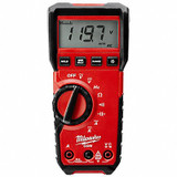 Milwaukee Tool Digital Multimeter,600V,10A,40 MOhms 2216-20
