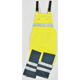 Occunomix Rain Bib Overall,Class E,Ylw/Grn,3XL LUX-TENBIB-Y3X