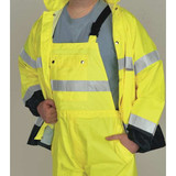 Occunomix Rain Bib Overall,Class E,Ylw/Grn,3XL LUX-TENBIB-Y3X