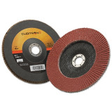 Cubitron II Flap Disc 967A, 7 in dia, 40 Grit, 7/8 in Arbor, 8,600 RPM, Type 27