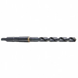 Chicago-Latrobe Taper Shank Drill,45/64,#2MT,Black Oxide 53145