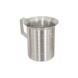 Crestware Measuring Cup,Gray,Aluminum MEA02