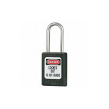 Master Lock Lockout Padlock,KA,Black,1-7/8"H,PK6 S31KAS6BLK