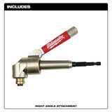 Milwaukee Tool Right Angle Attachment,9 1-2 in L 49-22-8510