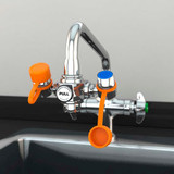Guardian Equipment EyeSafe Faucet Mount Steel Eyewash Station Assembled
