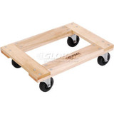 Global Industrial Hardwood Dolly with Open Deck 24 x 16 1000 Lb. Capacity