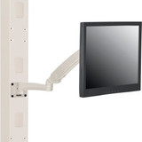 Global Industrial Gas Spring LED/LCD Flat Panel Monitor Arm with VESA Plate Beig