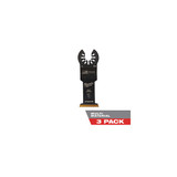 Milwaukee Tool OscillatingToolBlade,L:6 3/8",PK3 49-25-1233