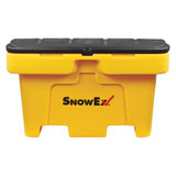 Snowex Salt Box,Yellow,Solid,HDPE 2FGV7