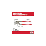 Milwaukee Tool Smooth Jaw Pliers,Serrated,Jaw 1-3/8" L 48-22-6550