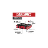 Milwaukee Tool Plastic,Tool Case,22 1-8 in 48-22-8424