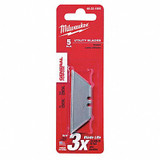 Milwaukee Tool 2-Point Utility Blade,3/4" W, PK5 48-22-1905