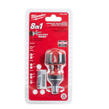 Milwaukee Tool Multi-Bit Screwdriver,4-1/2" L,8 Pieces 48-22-2330