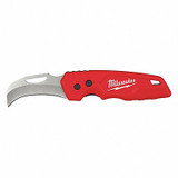 Milwaukee Tool Folding Utility Knife,SS,2-1/2in Blade L 48-22-1525