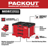 Milwaukee Tool Polymer,Tool Box,22 1-4 in 48-22-8443